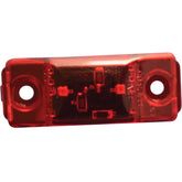 Fasteners Unlimited 003-17R LED Hot-Dog Marker/Clearance Light With Gasket - Red, 2.8 in. L x 1.1 in. H CMD-003-17R